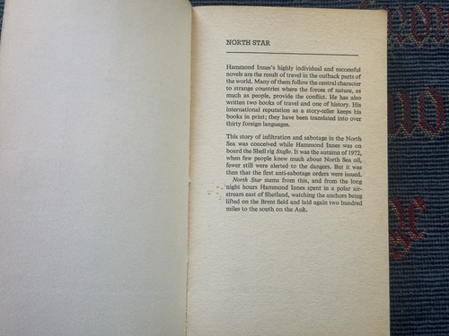 Hammond Innes North Star Fontana Paperback Book 1977 - Picture 4 of 7