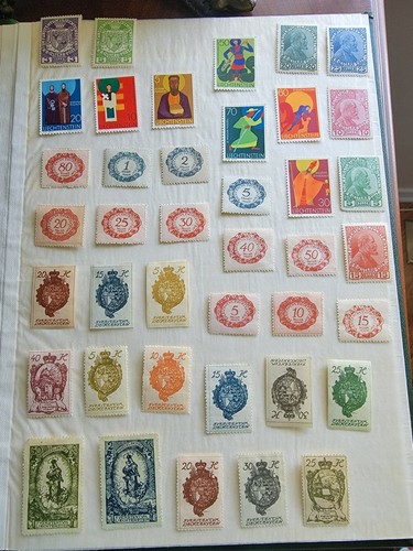 Collection lot of earlier Liechtenstein, Luxembourg old classic stamps - Picture 2 of 8