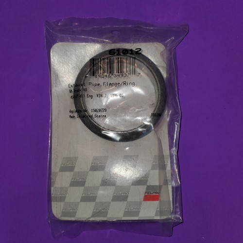 🔥 NEW! Exhaust Pipe Flange Gasket Fel-Pro 61012 1996 97 98 99 2000 GM Truck V8 - Bild 3 von 6