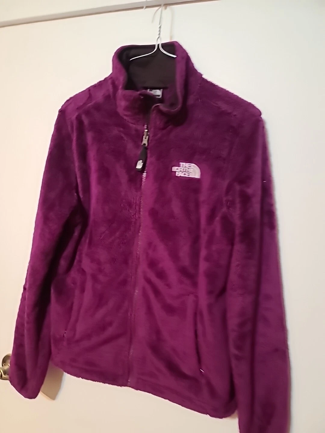 north-face fleece full zip pre-owned jacket