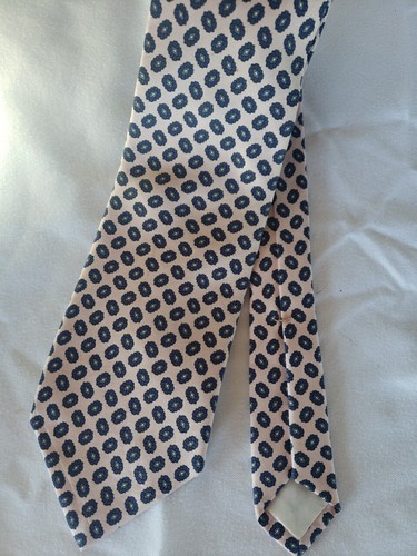 Vintage Brixton, LTD Pink Geometric design 100 % silk Handmade EUC - Picture 2 of 4