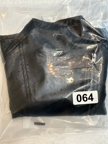 Art Class Jacket Girls XS 4-5 Y Moto Faux Leather Asymmetric Zip Black Stars - Picture 10 of 10