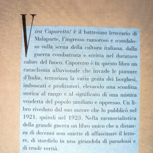 Malaparte VIVA CAPORETTO! La rivolta dei santi maledetti. TESTO ORIGINALE 1921 - Picture 3 of 9