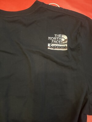 Supreme/The North Face S/S Tシャツ ブラック Supreme The North Face S S Top (SS24) - $58