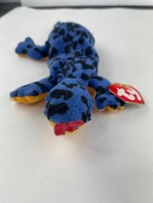 1995 Ty Beanie Babies Lizzie Lizard Birthdate 05/11/95 Free USA Shipping