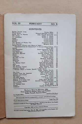 The LYRIC WEST Jaunuary & February 1924 - Picture 7 of 8