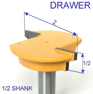 1 Pc 1 2 Shank Drawer Lock Joint Router Bit S 4861543141171 Ebay