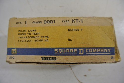 Square D Class 9001 Type KT-1 Pilot Light, Push To Test - Picture 3 of 7