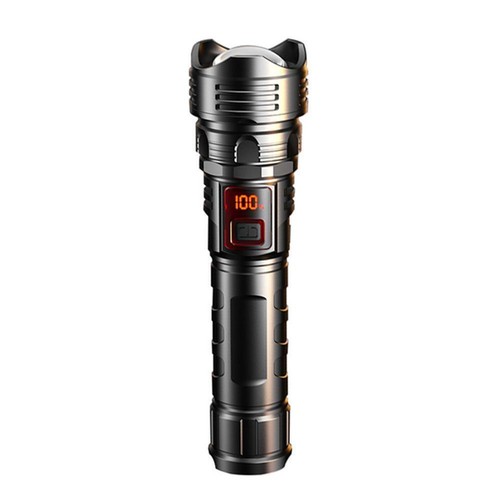 LED Superhelle tragbare Taschenlampe Zoombare taktische Taschenlampe E6Q2 I A7B7 - Picture 3 of 17