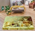 3D Dining Table Painting O8494 Game Rug Mat Elegant Photo Carpet Mat Romy