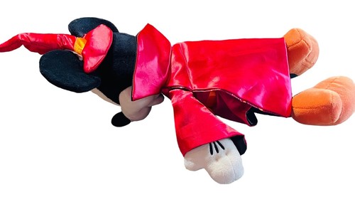 Disney Parks Halloween Vampire Mickey And Witch Minnie Mouse Plush Stuff Animal - Picture 6 of 21