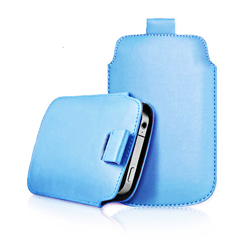 LEATHER PULL TAB SKIN CASE COVER POUCH SLEEVE FOR VARIOUS MOBILES/PHONES - Picture 13 of 14