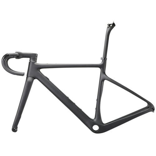 Carbon Road Gravel Bicycle Frame 700x40C Disc Brake Cyclocross Bike Frameset - Picture 25 of 47
