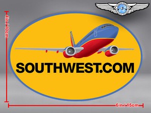 SOUTHWEST-AIRLINES-SOUTH-WEST-SWA-OVAL-AIRPLANE-LOGO-STICKER-DECAL