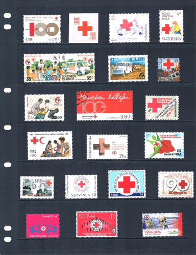1/3 off SPECIAL $434.40 Scott Value - 157 COUNTRIES Red Cross MNH NH UMM - Picture 2 of 10