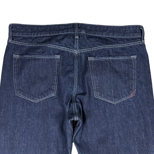 Banana Republic Slim Fit Denim Jeans Mens Sz 36x32 (36x31 1/2) Dark Blue Cotton - Picture 6 of 9