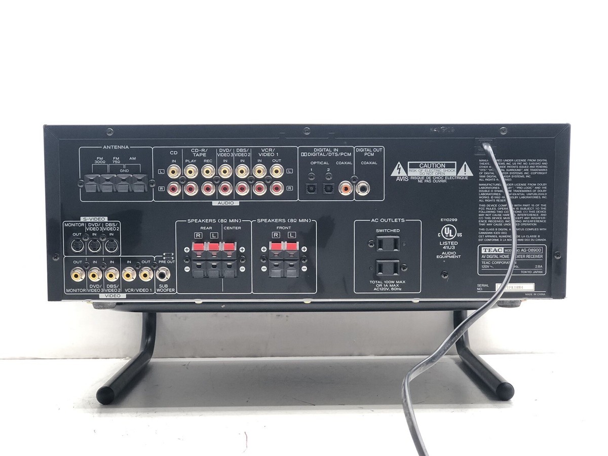TEAC AG-D8900 AV Digital Home Theater Receiver | eBay TEAC AG-D8900 AV Digital Home Theater Receiver | eBay