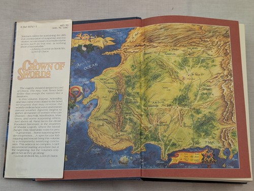 Crown of Swords by Robert Jordan First Edition First Printing 1st/1st HCDJ - Picture 6 of 7