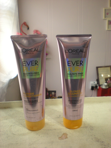 2 L'Oreal EverPure Sulfate-Free BLONDE Shampoo & Conditioner 8.5FLOZ2 pk - Picture 2 of 2