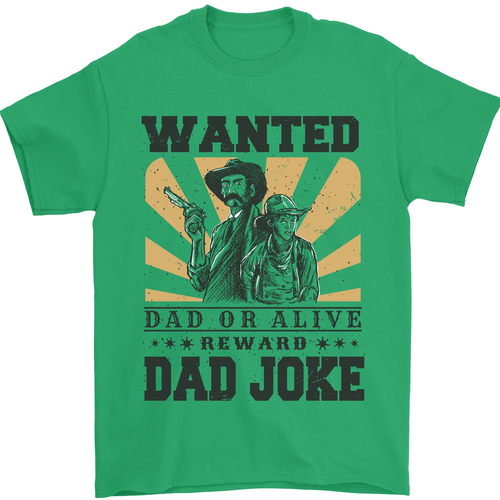 Fathers Day Dad Joke Funny Cowboy Poster Mens T-Shirt 100% Cotton - Picture 74 of 96