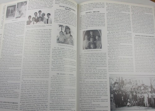 Parke County Indiana History Vol 1 Bridgeton Lyford Judson Leather Book #916 - Picture 5 of 5