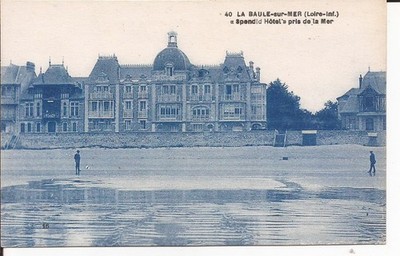 CPA 44 LA BAULE SUR MER Splendid Hotel pris de la Mer