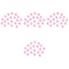  4 Count Artificial Flower Craft Flowers Heads for Decoration Fake