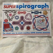 Super Spirograph 75+ Piece 50th Anniversary Jumbo Collectors Design Kit ~ NIB