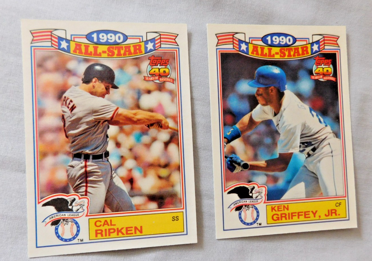 1991 Topps 1990 All-Star Game Commemorative Set (Glossy All-Stars #1-22 Pick one