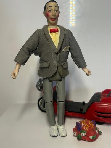 Pee-Wee Herman with Famous Scooter Helmet - Action Figure - 6" - 1988 - Picture 3 of 4