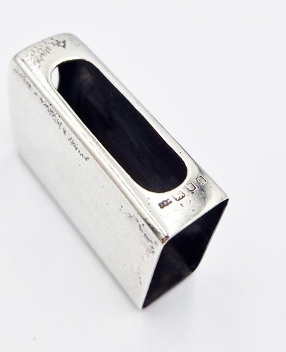 ROYAL ARTILLERY STERLING SILVER & ENAMEL VESTA MATCHBOX COVER London 1939 - Picture 5 of 5