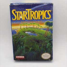 Startropics (Nintendo NES, 2000) CIB Complete With Manual