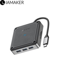 6 8 IN1 USB-C Hub Docking Station Adapter 4K HDMI PD 100W Ethernet For Laptop PC