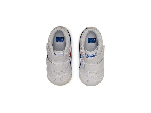 Onitsuka Tiger MÉXICO MEDIO CORREDOR NIÑOS BLANCO/AZUL DIRECTO Tenis Japón Nuevas - Imagen 6 de 9