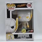 Funko Pop! Television The Flash Godspeed #1100  Gamestop Exclusive GITD