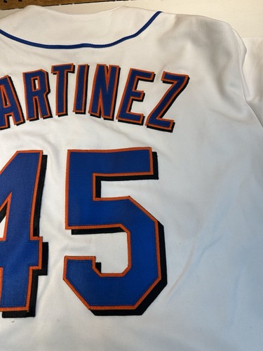 Pedro Martinez Mets Majestic Jersey #45 2XL Excellent Shape! - Picture 11 of 14
