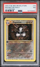 PSA 7 - Magneton 10/64 Neo Revelation Holo - Cert. # 127153693