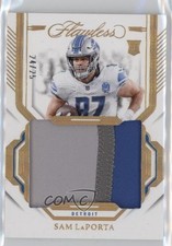 2023 Panini Flawless Rookie Patch /25 Sam LaPorta #RP-SLA Patch RC