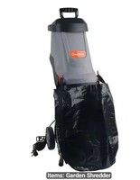 Garden Shredder - Heavy Duty Mulcher with safety features and a large collection