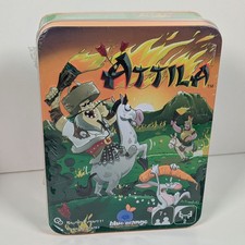 Attila Board Game From Blue Orange Games New & Sealed Tin Box 