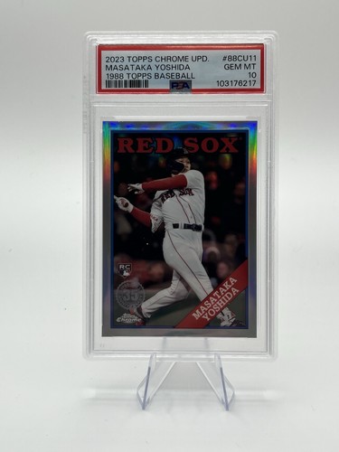 2023 Topps Chrome Update Series - 1988 Topps Baseball Masataka Yoshida PSA 10 - Picture 1 of 2