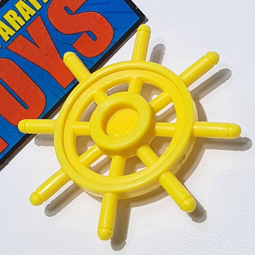 Vtg TMNT Leo's Jolly Turtle Tubboat STEERING WHEEL Wacky Action vehicle part - Picture 4 of 14