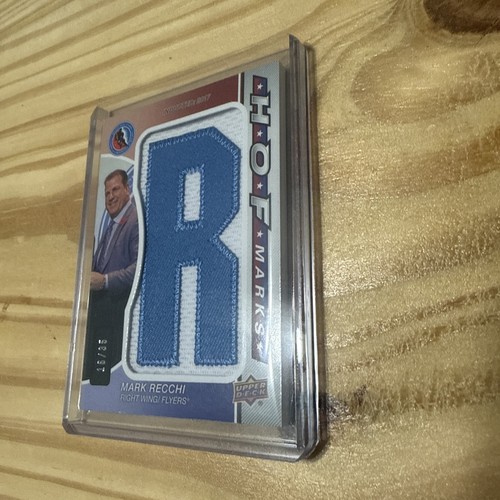 Mark Recchi /35 Patch Card Hall Of Fame NHL Flyers Upper Deck SP 2024-25 - 第 2/4 張圖片