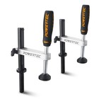Workbench Holdfast Clamp for Woodworking - Adjustable 2 Pack for 3/4" Dog Holes