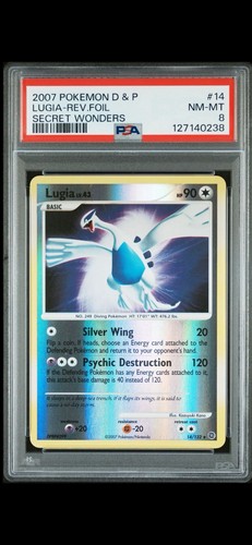 Pokémon Lugia 14/132 Secret Wonders Revers Holo PSA 8 - Picture 1 of 2