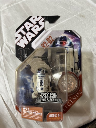 Star Wars - R2-D2 - 30th Anniversary Saga Legends Hasbro Neu mit Münze - Bild 1 von 7