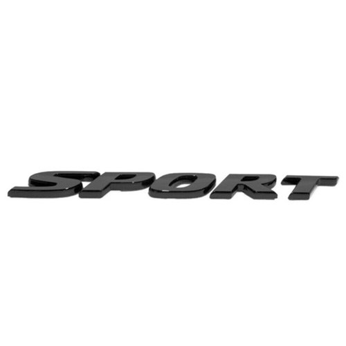 FOR Honda CR-V Accord Civic Rear Luggage SPORT Letter Black Emblem Nameplate - Picture 3 of 6