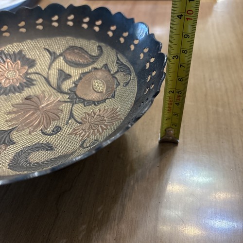 Messing Schale Schmuckschale Schmuck Schlüssel Süßigkeiten vielseitig Vintage - Bild 8 von 9