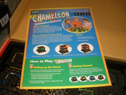 CHAMELEON TOWERING GAME OF STACK TACTICS COMPLETE STRATA GEMS 2003 - Picture 4 of 6