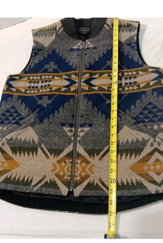 Pendleton " Nehalem " Virgin Wool Vest Mens Medium Limited Edition - Picture 7 of 7